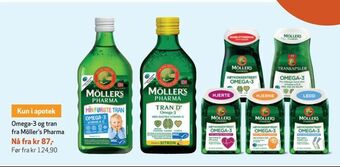 Apotek 1 Omega-3 og tran fra Möller's Pharma tilbud