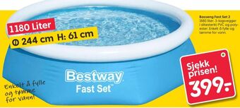Rusta Bestway basseng tilbud
