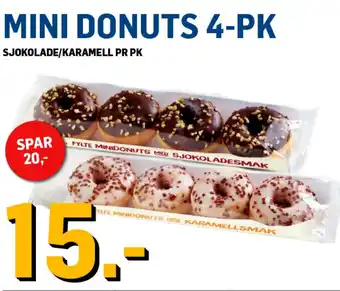 Price Lagerbutikk Mini donuts 4-pk tilbud