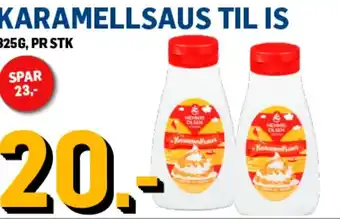 Price Lagerbutikk Karamellsaus til is tilbud