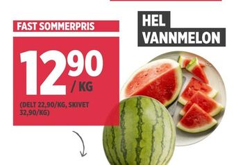 Jacobs Hel vannmelon tilbud