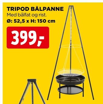 jem & fix Tripod bålpanne tilbud