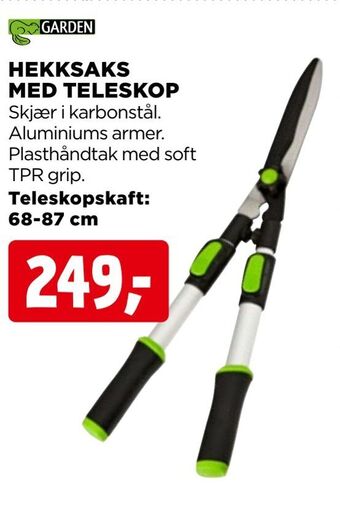 jem & fix Hekksaks med teleskop tilbud