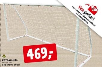 jem & fix Fotballmål tilbud