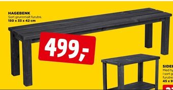 jem & fix Hagebenk tilbud