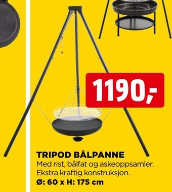jem & fix Tripod bålpanne tilbud