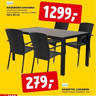 jem & fix Hagestol lissabon tilbud