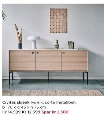 Møbelringen Civitas skjenk tilbud