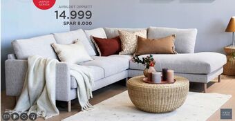 Møbelringen Jasper modulsofa tilbud