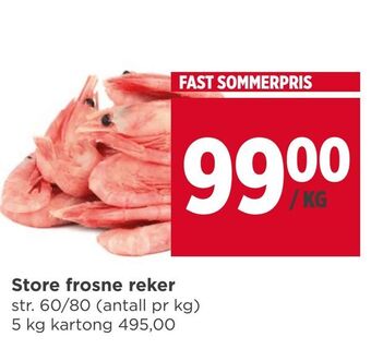 Meny Store frosne reker tilbud