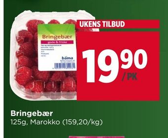 Meny Bringebær tilbud