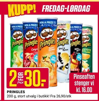 Europris Pringles tilbud