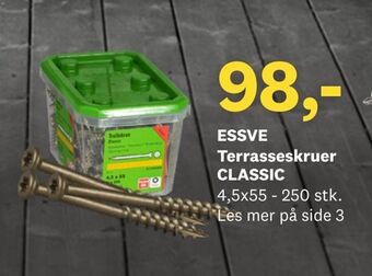 ESSVE Terrasseskruer CLASSIC