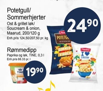 Joker Potetgull/ Sommerhjerter tilbud