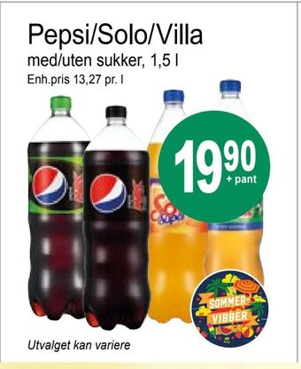 Joker Pepsi/Solo/Villa tilbud