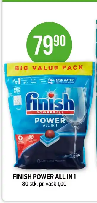 Kiwi Finish power all in 1 tilbud
