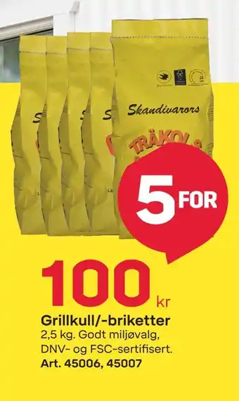 Byggmax Grillkull/-briketter tilbud