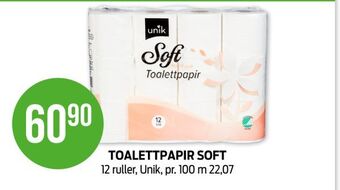 Kiwi Toalettpapir soft tilbud