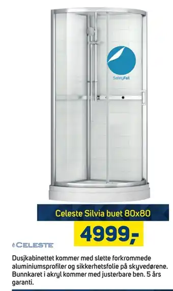 Megaflis Celeste Silvia buet 80x80 tilbud