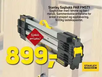 Megaflis Stanley Sagbukk Par fmst1 tilbud