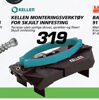 Coop Byggmix Kellen monteringsverktøy for skjult innfesting tilbud