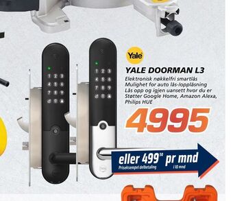 Coop Byggmix YALE DOORMAN L3 tilbud