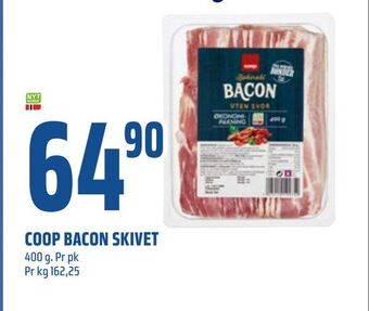 Coop Obs Coop bacon skivet tilbud