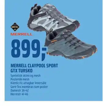Coop Obs Merrell claypool sport gtx tursko tilbud