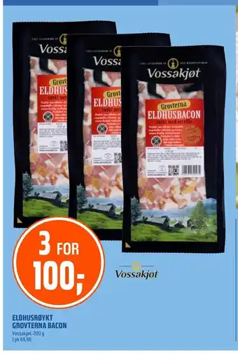 Coop Obs Eldhusrøykt grovterna bacon tilbud
