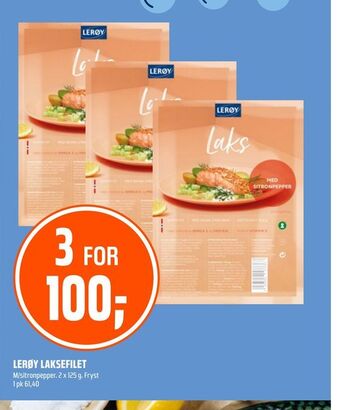 Coop Obs Lerøy laksefilet tilbud