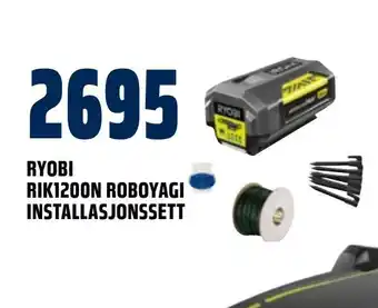Obs Bygg Ryobi rik1200n roboyagi installasjonssett tilbud