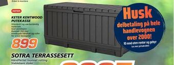 Coop Byggmix Keter kentwood putekasse tilbud