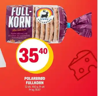 Coop Extra Polarbrød fullkorn tilbud