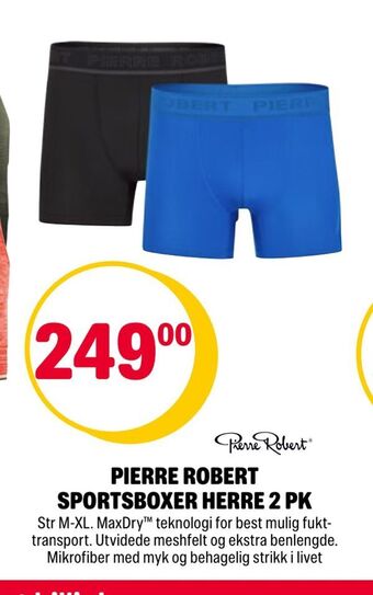 Coop Extra Pierre robert sportsboxer herre 2 pk tilbud