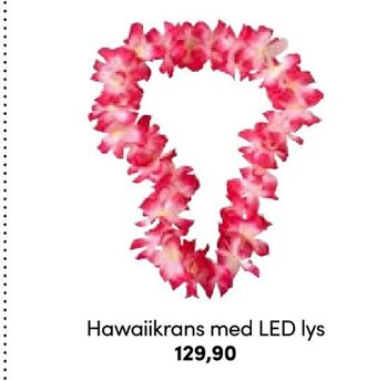 Nille Hawaiikrans med LED lys tilbud