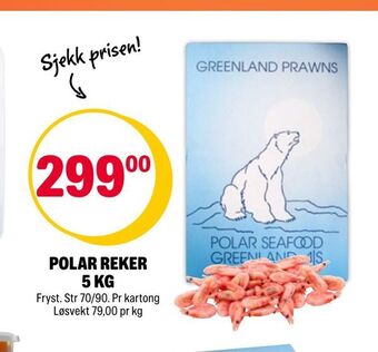Coop Extra Polar reker 5 kg tilbud