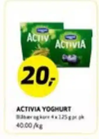Bunnpris Activia yoghurt tilbud