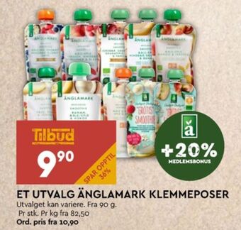 Coop Mega Änglamark barnemat tilbud