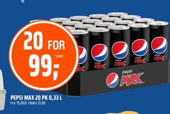 Coop Obs Pepsi max brus tilbud