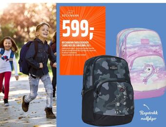Coop Obs Beckmann skolesekk tilbud