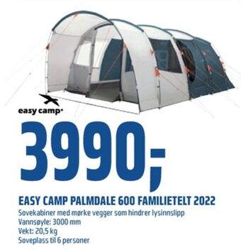 Coop Obs Easy camp telt tilbud