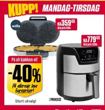 Europris Ukjent frityrkoker tilbud