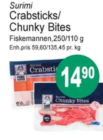 Joker Fiskemannen crabstick tilbud