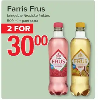 Spar Frus mineralvann tilbud