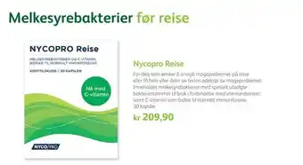 Vitusapotek Nycopro Reise tilbud
