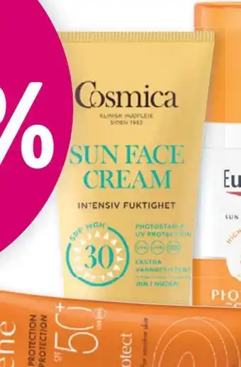 Vitusapotek Cosmica Sun Face Cream SPF 30 tilbud