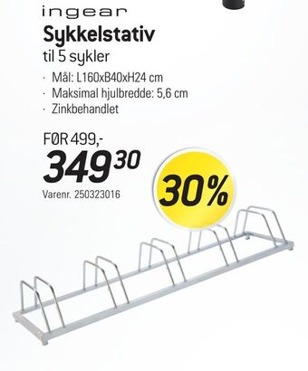 Thansen Sykkelstativ tilbud