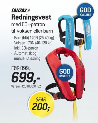 Thansen Redningsvest tilbud