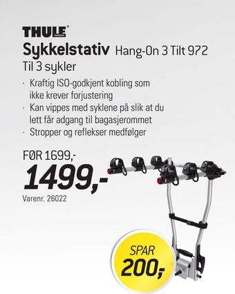 Thansen Sykkelstativ tilbud