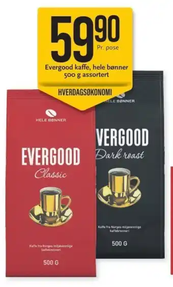 CC Mat Evergood Kaffe Hele Bønner tilbud